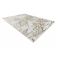 BLISS Z218AZ237 tapijt crème / goud - Bloemen, modern, structureel