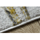 BLISS Z218AZ237 tapijt crème / goud - Bloemen, modern, structureel