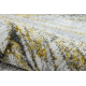 BLISS Z218AZ237 килим кремаво / злато - цветя, модерен, структурен