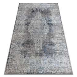 BLISS Z214AZ221 koberec krémová / modrý - Rozeta, moderní, strukturální
