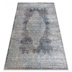 Tapis BLISS Z214AZ221 crème / bleu - Rosace, moderne, structurel