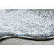 BLISS Z214AZ221 alfombra crema / azul - Rosetón, moderna, estructural