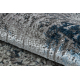 BLISS Z214AZ221 Teppich creme / blau – Rosette, modern, strukturell