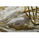 BLISS Z162AZ173 χαλί χρυσός / κρέμα - Αφηρημένο, μοντέρνο, δομικό