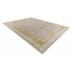 BLISS Z160AZ147 carpet dark beige / gold - Frame, greek, exclusive, structural