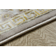 BLISS Z160AZ147 tapijt donker beige / goud - Kader, grieks, exclusief, structureel
