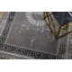 BLISS Z160AZ246 kilimas tamsiai pilka / pilka - Rėmas, graikų, išskirtinis, struktūrinis
