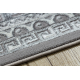 BLISS Z160AZ246 alfombra gris oscuro / gris - Marco, griego, exclusivo, estructural