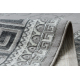 BLISS Z160AZ246 tappeto grigio scuro / grigio - Cadre, greco, esclusivo, strutturale