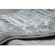 BLISS Z160AZ246 tæppe mørk grå / grå - Ramme, græsk, eksklusiv, strukturel