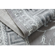 BLISS Z160AZ246 alfombra gris oscuro / gris - Marco, griego, exclusivo, estructural