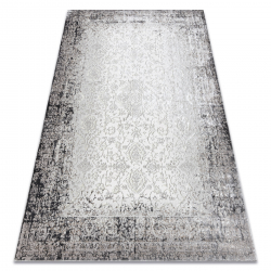 BLISS Z226AZ226 koberec krémová / šedá - Rám, ornament, moderní, strukturální