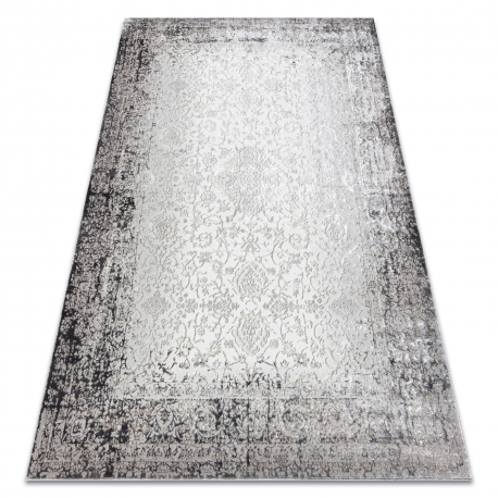 BLISS Z226AZ226 tappeto crema / grigio - Cadre, ornamento, moderno, strutturale