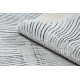 BLISS Z206AZ256 koberec svetlo šedá / sivá - Línie, moderný, štrukturálny