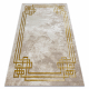 BLISS Z203AZ137 alfombra crema / dorado - Marco, griego, moderna, estructural