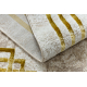 BLISS Z203AZ137 koberec krémová / zlatý - Rám, řecký, moderní, strukturální