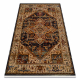 Tappeto KESHAN frange, Ornamento, telaio orientale 2886/53511 beige / blu scuro