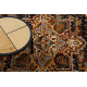 Tappeto KESHAN frange, Ornamento, telaio orientale 2886/53511 beige / blu scuro