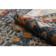 Tappeto KESHAN frange Telaio orientale 6174/53511 blu scuro / chiaretto