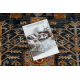 Tappeto KESHAN frange Telaio orientale 6174/53511 blu scuro / chiaretto