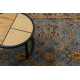 Tapis en laine KESHAN franges, Cadre oriental 7875/53544 beige / bleu