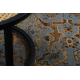 Tapis en laine KESHAN franges, Cadre oriental 7875/53544 beige / bleu