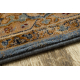Tapis en laine KESHAN franges, Cadre oriental 7875/53544 beige / bleu