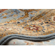 Tapis en laine KESHAN franges, Cadre oriental 7875/53544 beige / bleu