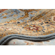 Teppich Wolle KESHAN Franse, Rahmen orientalisch 7875/53544 beige / blau