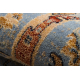 Carpet Wool KESHAN fringe, Frame oriental 7875/53544 beige / blue