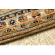 Koberec Wool KESHAN Ornament, rám oriental 8995/53565 béžový / modrý