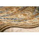 Tappeto KESHAN frange, Ornamento, telaio orientale 8995/53565 beige / bleu