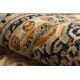 Tappeto KESHAN frange, Ornamento, telaio orientale 8995/53565 beige / bleu