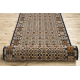 KESHAN tapis de couloir 6428/53551 oriental beige / bleu foncé