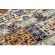 KESHAN tapis de couloir 6428/53551 oriental beige / bleu foncé