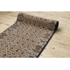 KESHAN tapis de couloir 6428/53551 oriental beige / bleu foncé