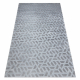 Килим PEARL 51320D сірий - Геометричні ексклюзив, структурний