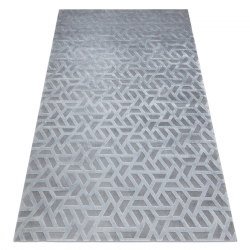 Alfombra PEARL 51320D gris - Geométrico exclusiva, estructural