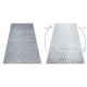 Килим PEARL 51320D сірий - Геометричні ексклюзив, структурний