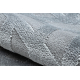 Kilimas PEARL 51320D pilkas - Geometrinis, išskirtinis struktūrinis