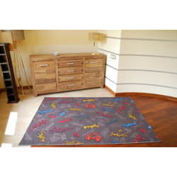 Vloerbedekking GRAFFITI rood 