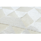 Teppich PEARL 51321A Sahne - Geometrisch exklusiv, strukturell