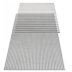 Alfombra PEARL 51333K crema / negro - Líneas exclusiva, estructural