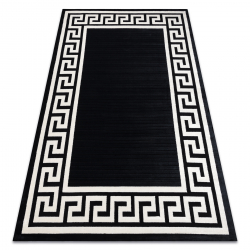 Alfombra PEARL 51327F negro - Estructura, exclusiva griega, estructural