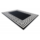 Teppich PEARL 51327H schwarz - Rahmen, griechisch exklusiv, strukturell