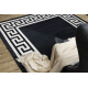 Teppich PEARL 51327H schwarz - Rahmen, griechisch exklusiv, strukturell