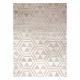 Tappeto PEARL 51323C beige - Geometrico, esclusiva, strutturale