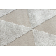 Carpet PEARL 51323C beige - Geometric exclusive, structural