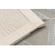 Carpet PEARL 51323C beige - Geometric exclusive, structural