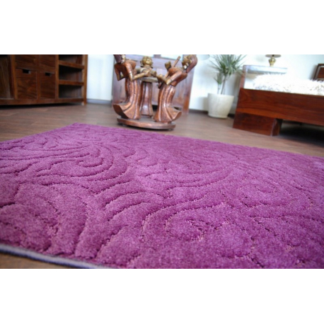 Fitted carpet NEW WAVES 19 purple